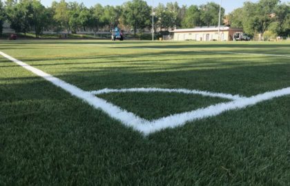Nuevo campo de fútbol con césped artificial COMPOGRASS en Madrid
