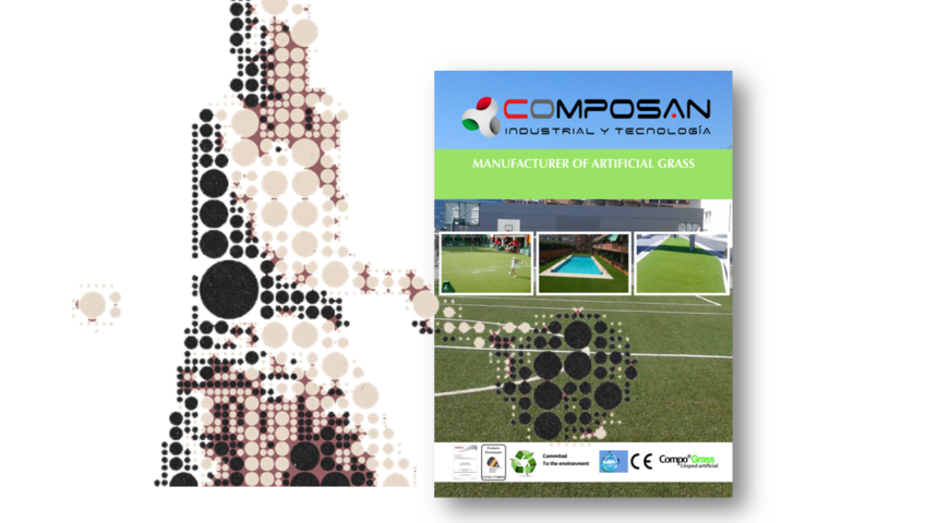 Césped Sintético Compograss P 12/49 producto homologado por la Federación Española de Pádel