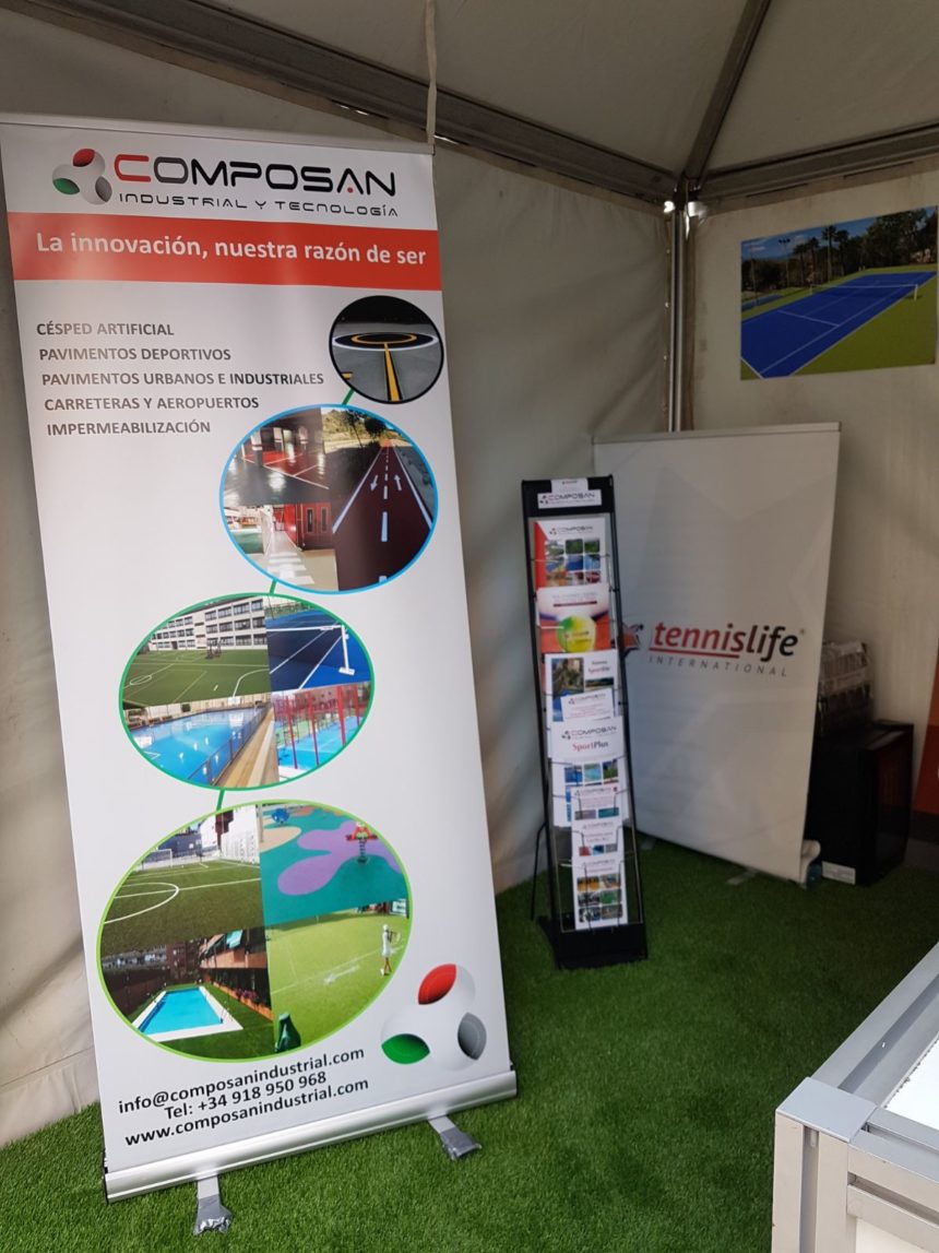 Tennislife, de COMPOSAN, en la Copa Davis Valencia 2018