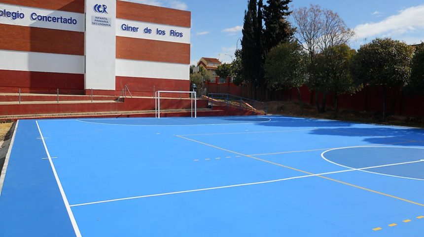 COMPOSAN, a la vanguardia en la realización de pistas deportivas escolares