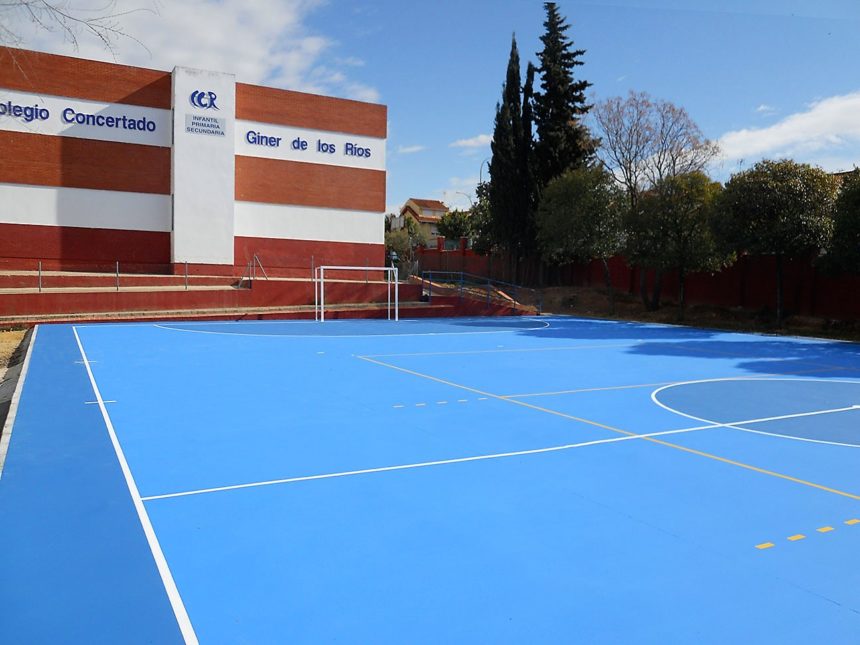 COMPOSAN, a la vanguardia en la realización de pistas deportivas escolares