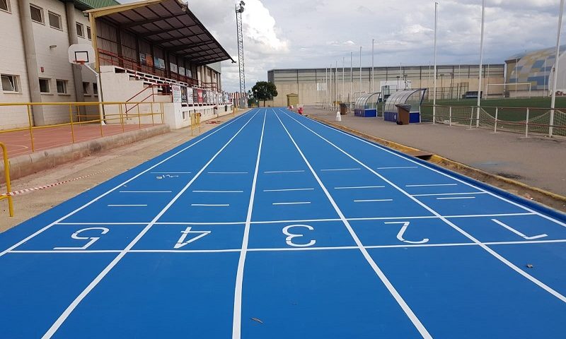 COMPOSAN renueva la pista de atletismo de Benifayó (Valencia)
