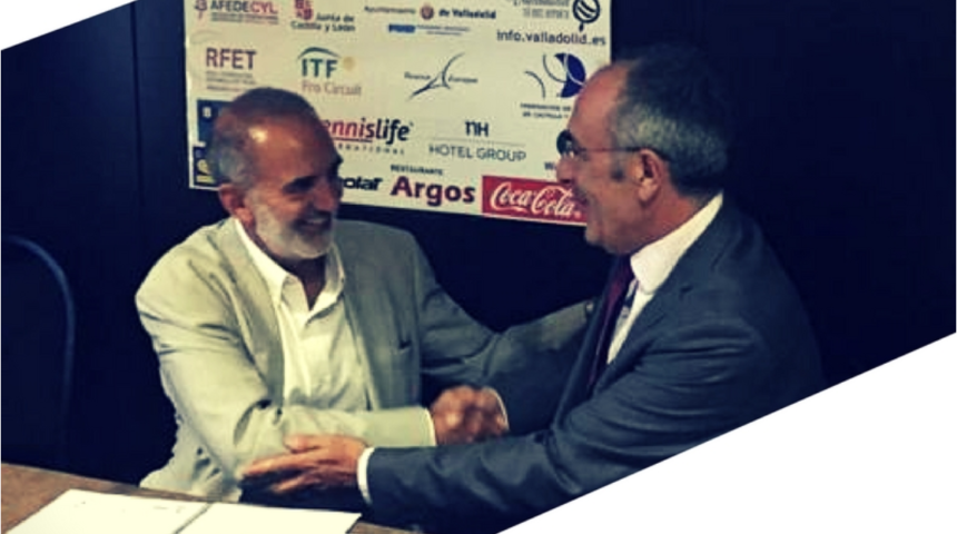 Acuerdo entre Composan y la Federación de Tenis de Castilla y León